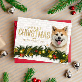 Shiba Inu frohe Weihnachten glücklich Neues Jahr