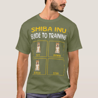 Shiba-Inu-Führer zum Training von Gehorsam bei Hun T-Shirt