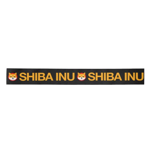 Shiba Inu Full Logo Ribbon Satin Ribbon Satinband (Vorderseite)