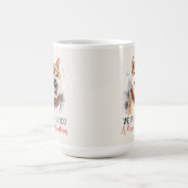Shiba Inu Funny Dog Pun Weihnachtskaffee Tasse (Mittel)