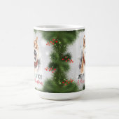 Shiba Inu Funny Dog Pun Weihnachtskaffee Tasse (Mittel)