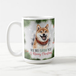 Shiba Inu Funny Dog Pun Weihnachtskaffee Tasse