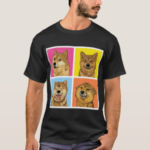 Shiba Inu Funny Meme Hunde Frame T-Shirt