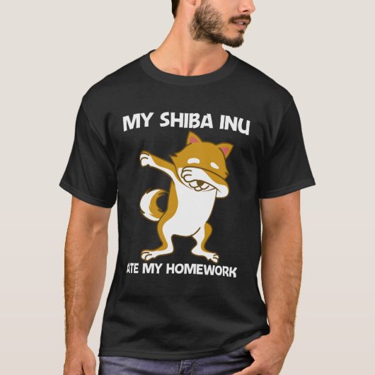 Shiba Inu für japanische Zuchttiere T-Shirt (Vorderseite)