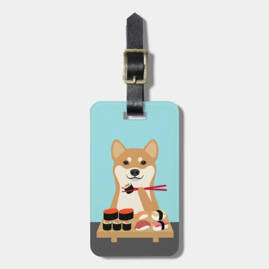 Shiba Inu-Gepäckanhänger Gepäckanhänger (Vorderseite vertikal)