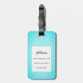 Shiba Inu Gepäcksmarken Gepäckanhänger (Rückseite vertikal)