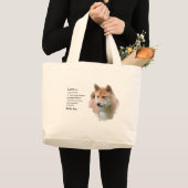 Shiba Inu Geschenke Jumbo Stoffbeutel (Vorderseite (Produkt))