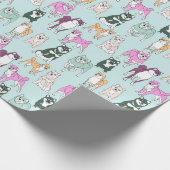 Shiba Inu Geschenkpapier (Ecke)