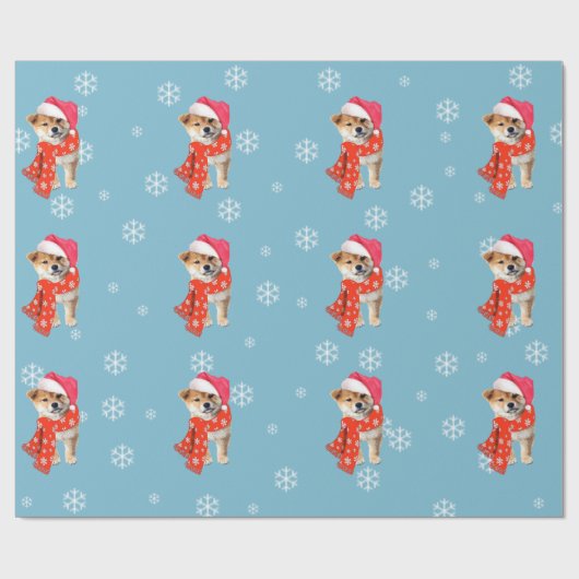 Shiba Inu Geschenkpapier (Flach)