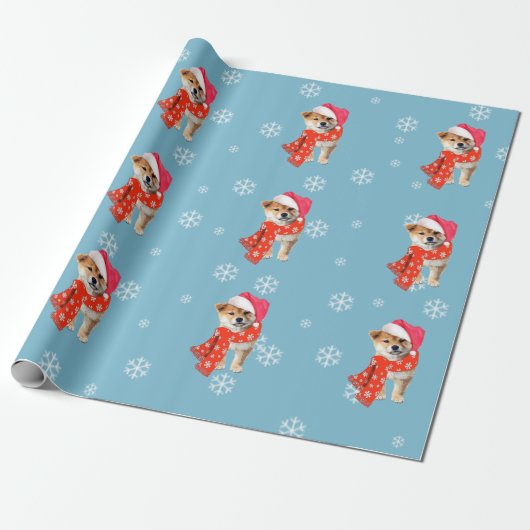 Shiba Inu Geschenkpapier (Ungerollt)