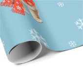 Shiba Inu Geschenkpapier (Rolleneckpunkt)