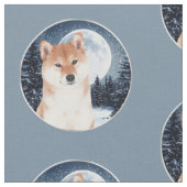 Shiba Inu Gewebe Stoff (Nahaufnahme)