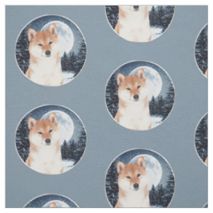 Shiba Inu Gewebe Stoff