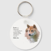 Shiba Inu Gifts Schlüsselanhänger (Vorderseite)
