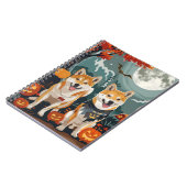 Shiba Inu Halloween Spooky Notizblock (Linke Seite)