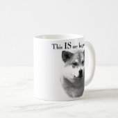 Shiba Inu Happy Face Kaffeetasse (VorderseiteRechts)