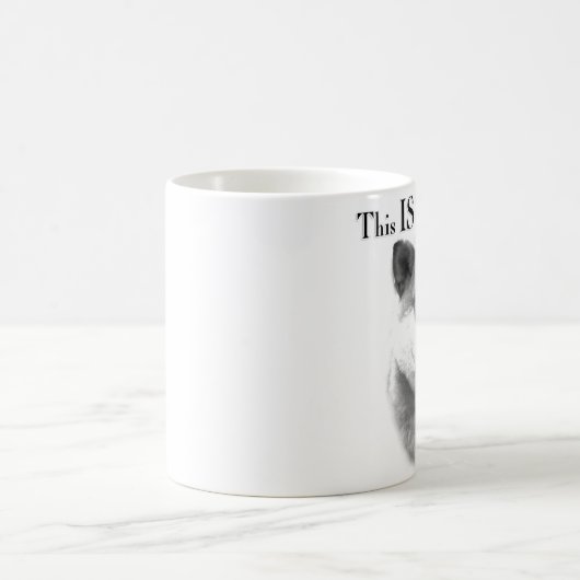 Shiba Inu Happy Face Kaffeetasse (Mittel)