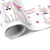 Shiba Inu hatten Sie mich am Schuss…. Geschenkpapier (Rolleneckpunkt)