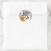 Shiba Inu Hexch Runder Aufkleber (Tasche)