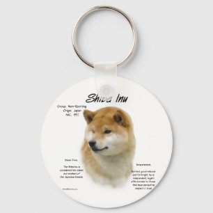 Shiba Inu History Schlüsselanhänger