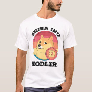 Shiba Inu Hodler Krypto-Token-Münze Kryptowährung T-Shirt