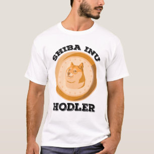 Shiba Inu Hodler Krypto-Token-Münze Kryptowährung T-Shirt