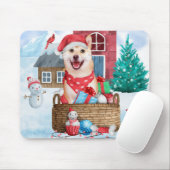 Shiba Inu Hund im Schnee Weihnachtshunde Haus Mousepad (Mit Mouse)