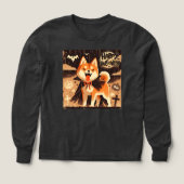 Shiba Inu Hund in Vampire gekleidet (Design Vorderseite)