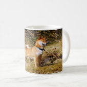 Shiba Inu Hund Kaffeetasse (VorderseiteRechts)