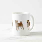Shiba Inu Hund Kaffeetasse (VorderseiteRechts)