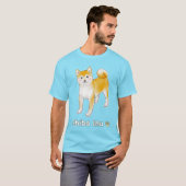 Shiba Inu Hund mit Blushes T-Shirt (Vorne ganz)