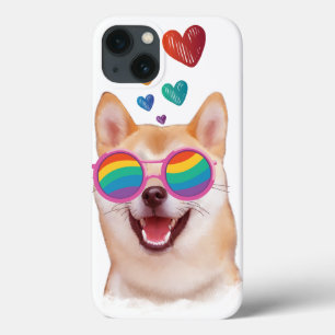 Shiba Inu Hund mit Herzen Valentinstag Case-Mate iPhone Hülle