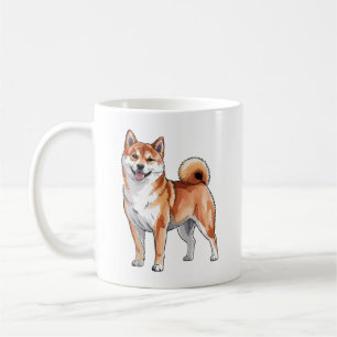 Shiba Inu Hund - Süß und Glücklich Kaffeetasse