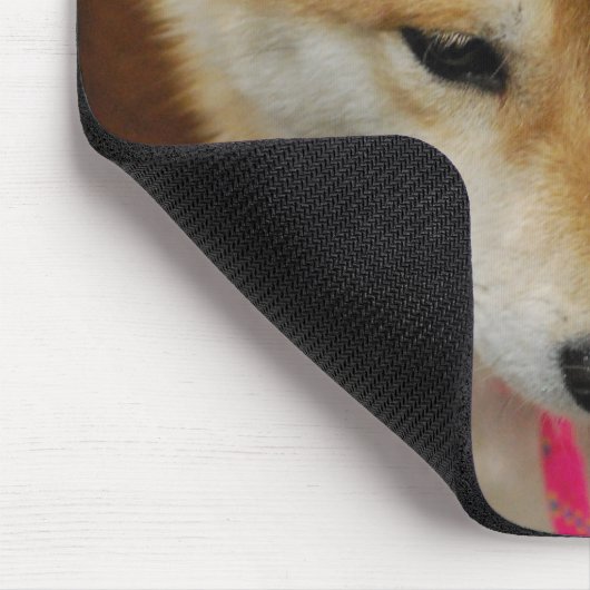 Shiba Inu Hundemausunterlage Mousepad (Ecke)
