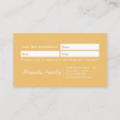 Shiba Inu Hundepflege Sitzen Baden & Grooming Terminkarte (Rückseite)