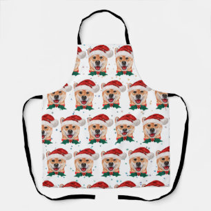 Shiba Inu Hunderasse Weihnachtssterne Schürze