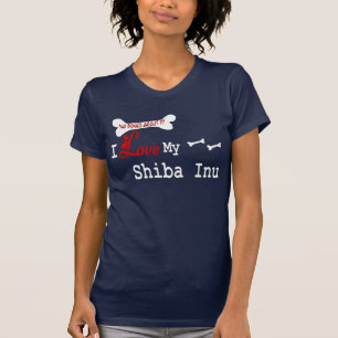 Shiba Inu (I Liebe) Bekleidung T-Shirt