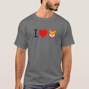 Shiba Inu I Liebe Shiba Inu Crypto Fan T-Shirt