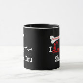 Shiba Inu (I Liebe) Tasse (Zentrum)