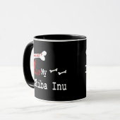 Shiba Inu (I Liebe) Tasse (Vorderseite Links)