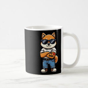 Shiba Inu I Liebe Vater Funny Dog Tattoo Kaffeetasse