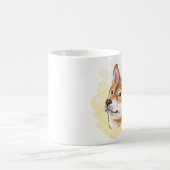 Shiba Inu Illustration Liebe-| Kaffeetasse (Mittel)
