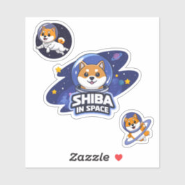 Shiba Inu in Space, Shiba Inu Aufkleber