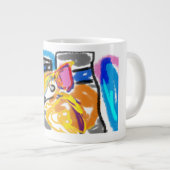 Shiba Inu in Stadt Jumbo-Tasse (Vorderseite Rechts)