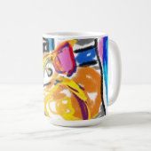 Shiba Inu in Stadt Kaffeetasse (VorderseiteRechts)