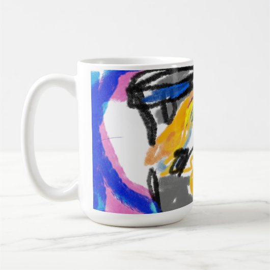 Shiba Inu in Stadt Kaffeetasse (Links)