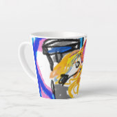 Shiba Inu in Stadt Milchtasse (Linke Ecke)