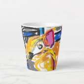 Shiba Inu in Stadt Milchtasse (Vorderseite)