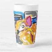 Shiba Inu in Stadt Milchtasse (Vorderseite)