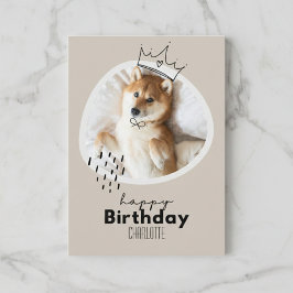Shiba Inu Inspiriert Geburtstagskarte Karte